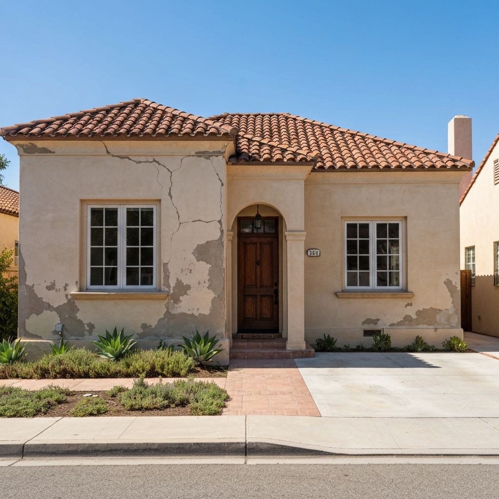 Exterior Cladding Transformation - Before